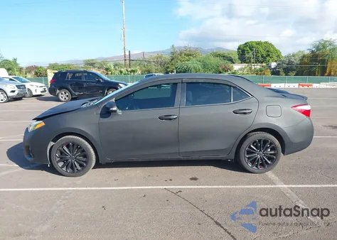 2014 Toyota Corolla S/S Plus/S Premium z USA, uszkodzony, nr VIN 5YFBURHE4EP080143